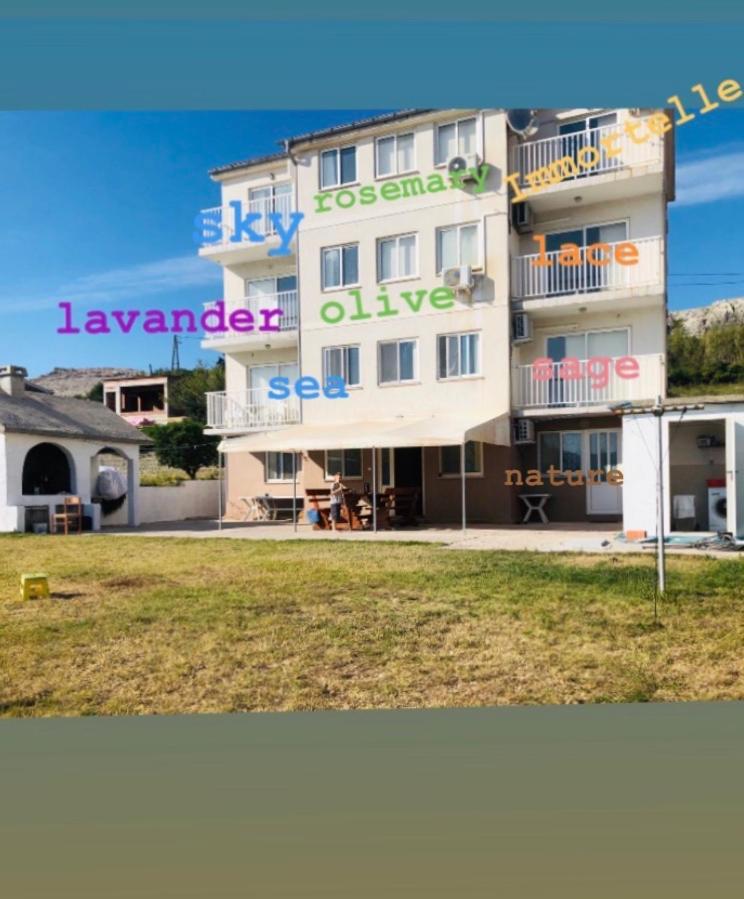 Apartmani Beach Miskovici, Otok Pag エクステリア 写真